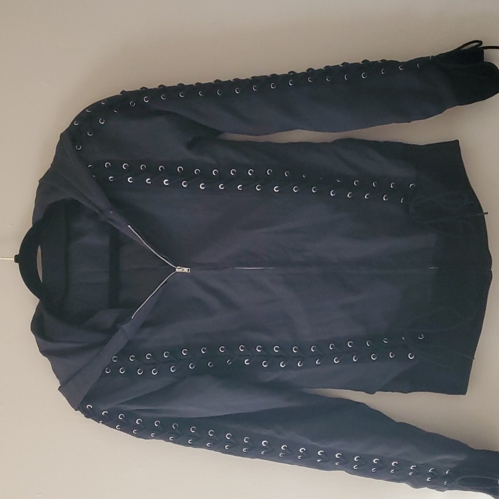 Lace up hoodie